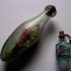 Bottles to protect against a witch's curse