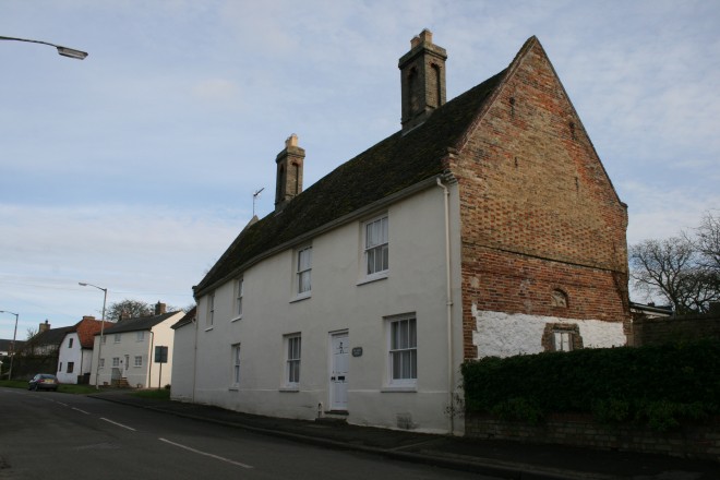 Old Barn House, the house in the picture of Mr Frost where Mrs Webb was giving gifts to the children on Plough Monday.