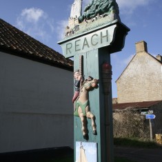 Reach Village Sign